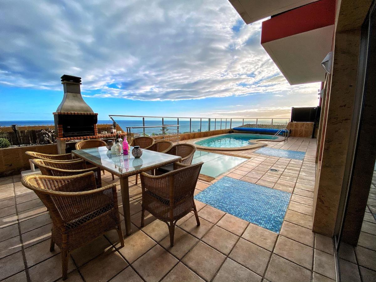 Luxury 5 Star Villa Violetta With Amazing Sea View, Jacuzzi And Heated Pool San Agustín Zewnętrze zdjęcie