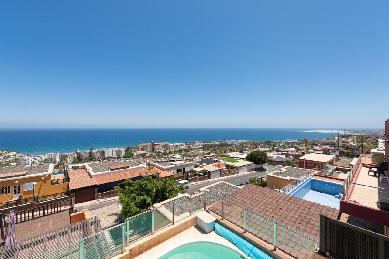 Luxury 5 Star Villa Violetta With Amazing Sea View, Jacuzzi And Heated Pool San Agustín Zewnętrze zdjęcie