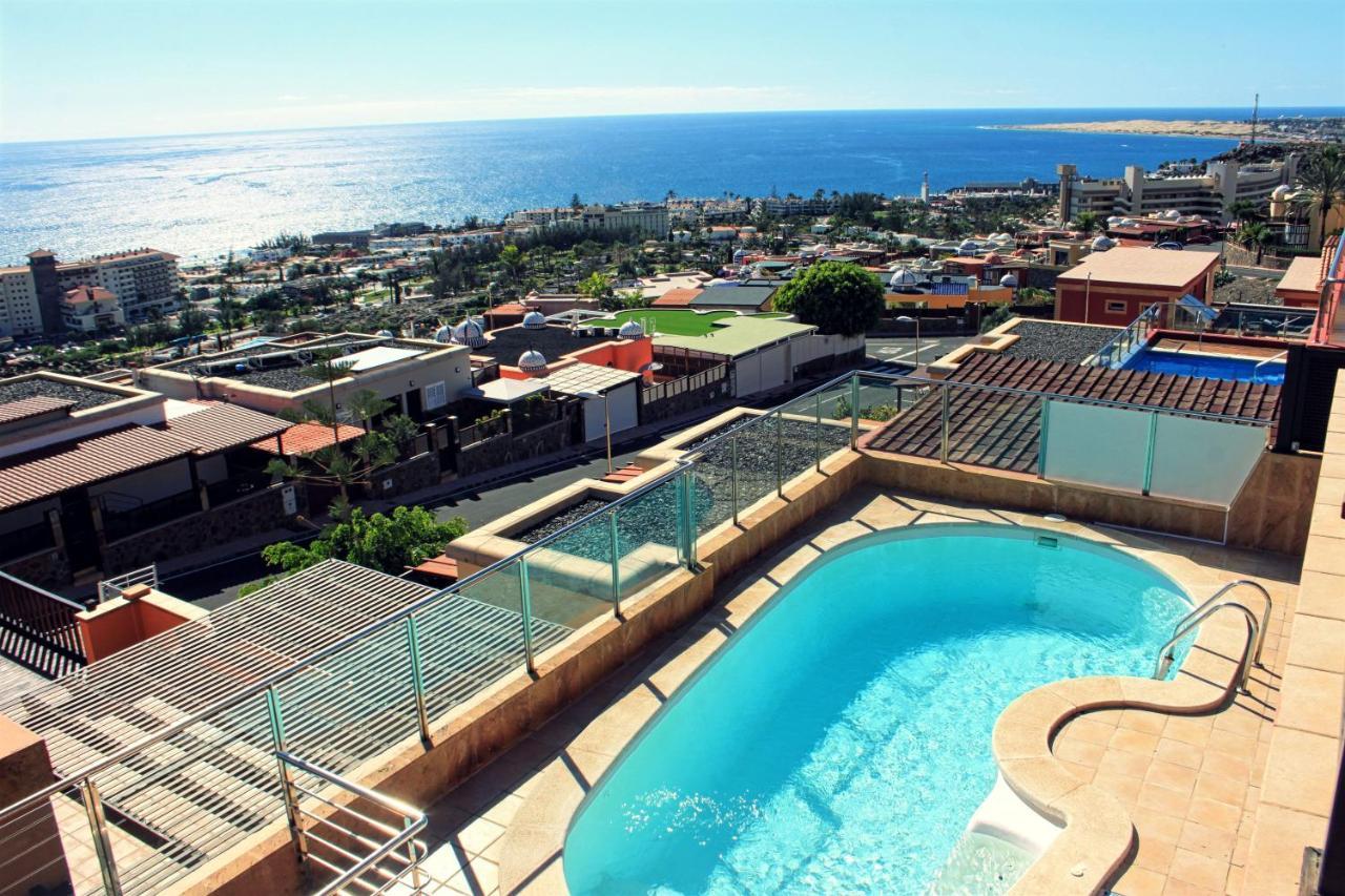 Luxury 5 Star Villa Violetta With Amazing Sea View, Jacuzzi And Heated Pool San Agustín Zewnętrze zdjęcie